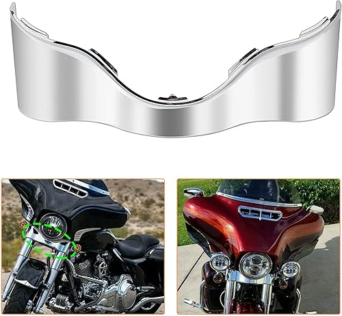 Miniatura 9 de BID4ZE Carenado de falda inferior exterior de plástico ABS para Harley Touring Electra Glide Street Glide Ultra Limited modelos 2014-2022 negro