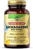 SOLGAR Ashwagandha Root Extract - 60 Vegetable Capsules - Standardized Full Potency SFP - Non-GMO, Vegan, Gluten & Dairy Free, Kosher - 60 Servings