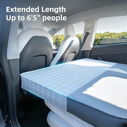 Miniatura 6 de Colchón de espuma de 4.5 pulgadas para Tesla modelo YJuniper  3, cama de tamaño matrimonial, compresión al vacío, viaje por carretera, turnos de