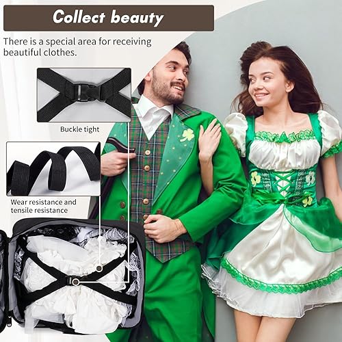 Miniatura 4 de Caja de almacenamiento con bloqueo, organizador de juguetes ligero, bolsa de viaje portátil