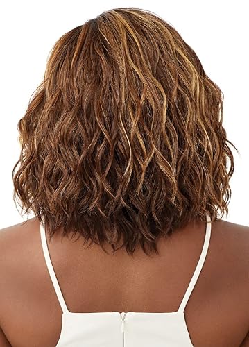 Miniatura 4 de Outre Peluca de encaje frontal Sleeklay Part NYLA HT (DRFF GOLD AMBER)