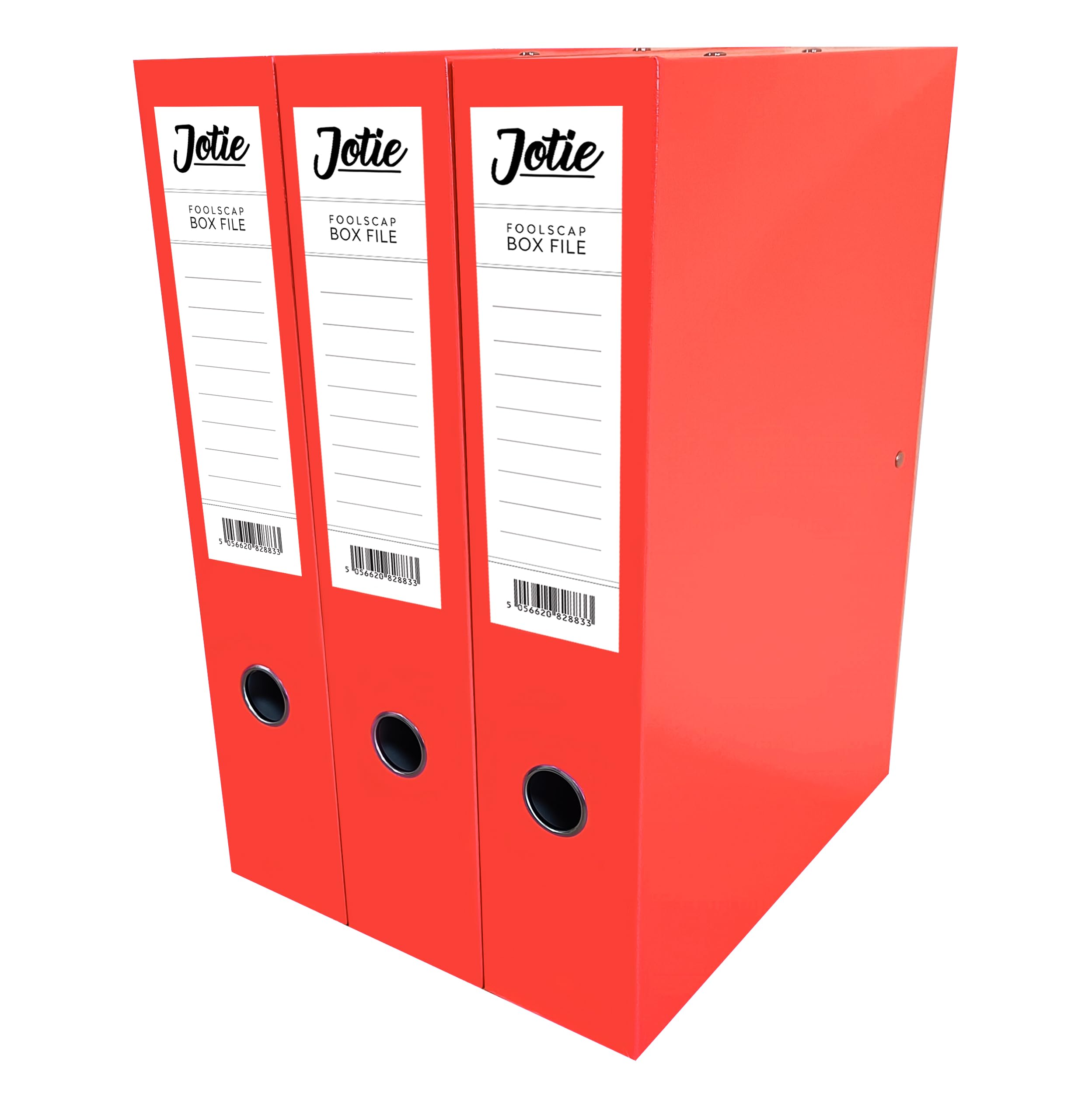 Box File with Lock Spring Ring Pull & Catch Glossy Finish 75mm Spine Ideal Document Organiser for Office School Paperwork Storage Foolscap Box Files