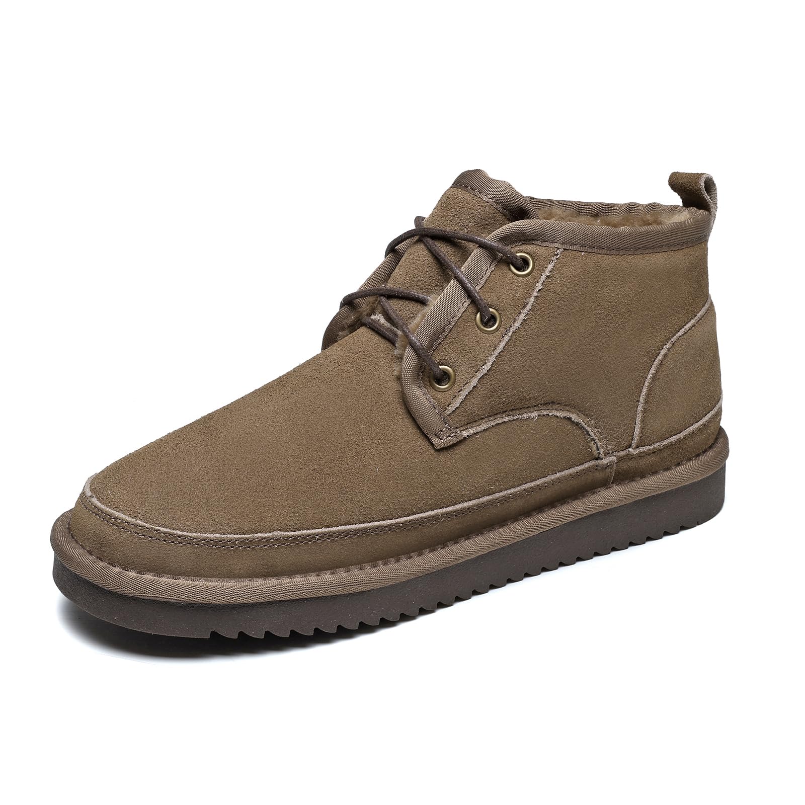 Meik Mangni Damen Winterstiefel Warme Winterschuhe Herren Plüsch Gefüttert Schneestiefel wasserdichte rutschfest Outdoor Stiefeletten