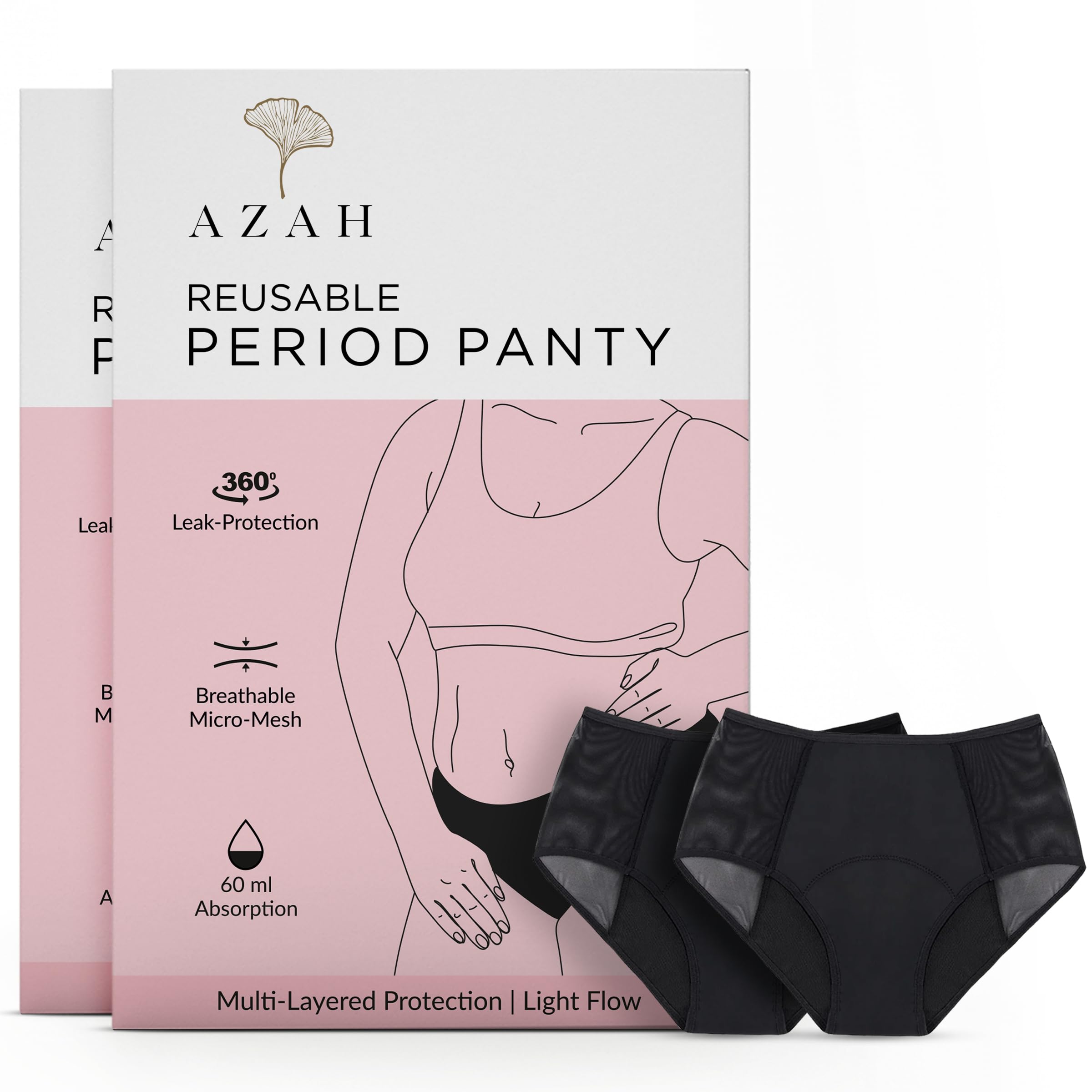 See full amazon price history chart for Azah Period Panty For Women Reusable (Pack of 2, Large) | Leak Proof Underwear | Period Panty Washable For Women | Spotting And Light Flow | Cottony Soft, Comfortable, Rash Free | No Stains Or Odor Azah Period Panty For Women Reusable (Pack of 2, Large) | Leak Proof Underwear | Period Panty Washable For Women | Spotting And Light Flow | Cottony Soft, Comfortable, Rash Free | No Stains Or Odor (B0BM4PH4QY) Amazon Price History, Amazon Price Tracker
