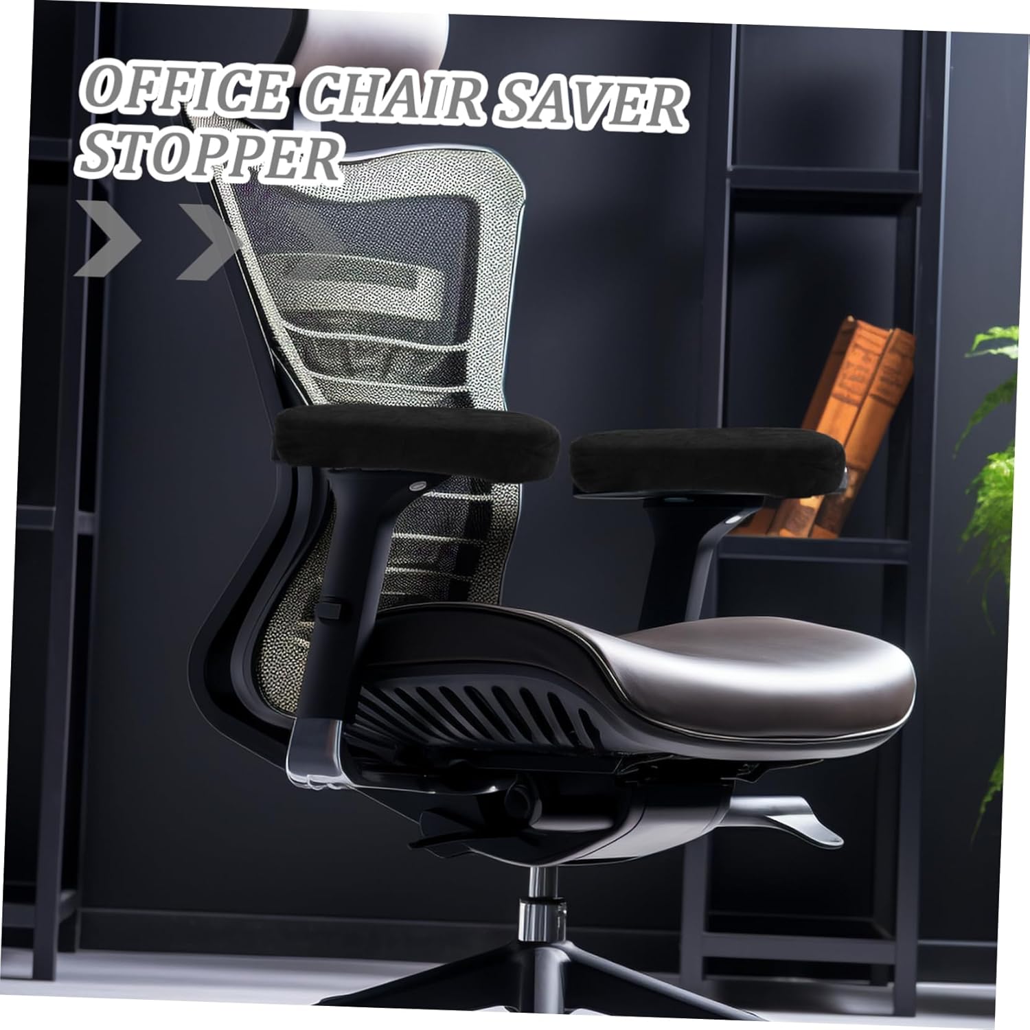 6pcs Ergonomic Chair Armrest Pads Comfortable Office Chair Accessories Elbow Cushion for Relief and Support Breathable Material for Hours at Work