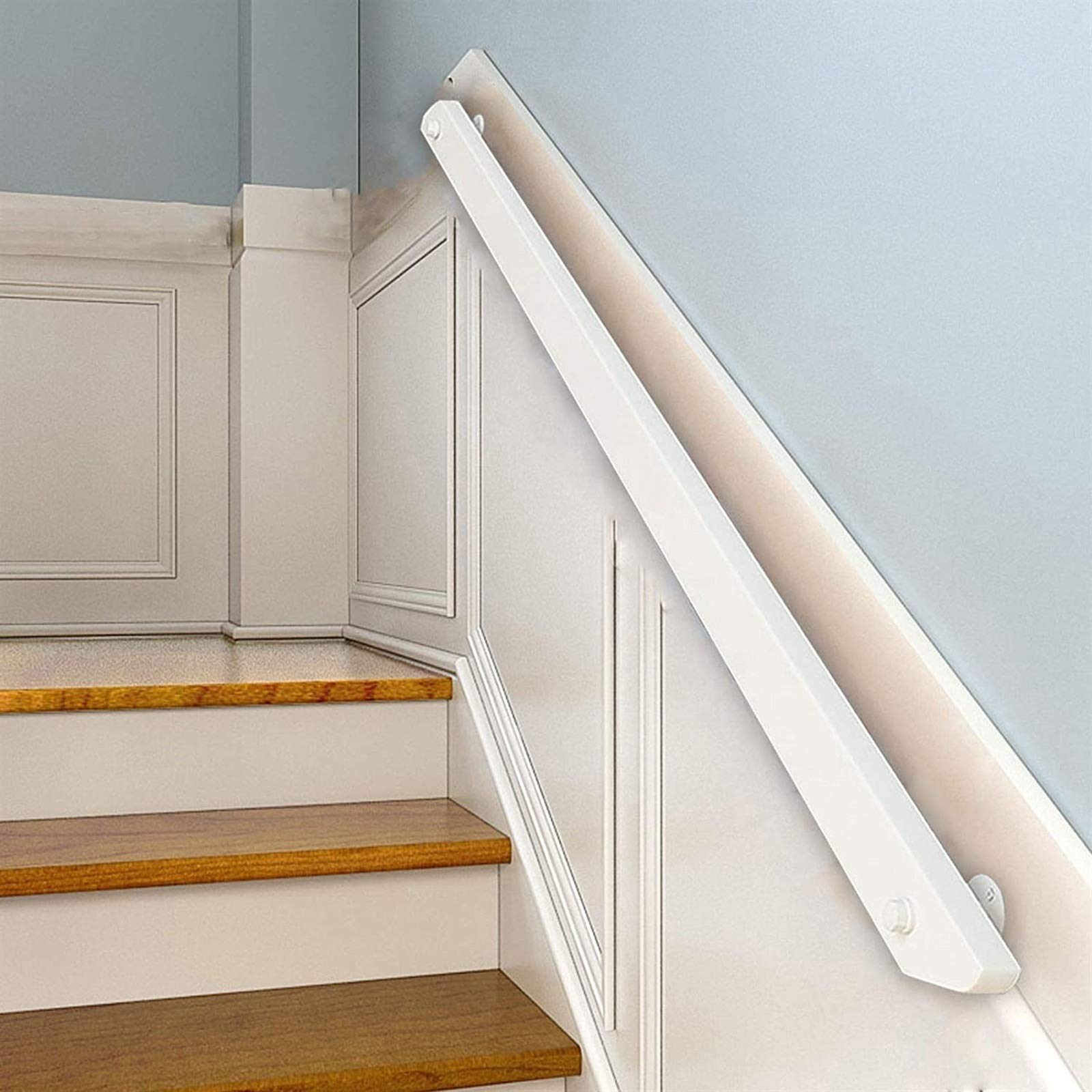 Main courante d'escalier en bois contre les chutes pour escalier intérieur et loft