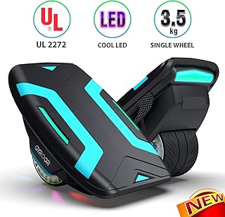 Gyroor Hoverboard Hovershoes-Gyroshoes S300 Electric Roller Skate Hoverboard with LED Lights,UL2272 Certificated Self Balancing Hovershoes for Kids and Adults(Blue)