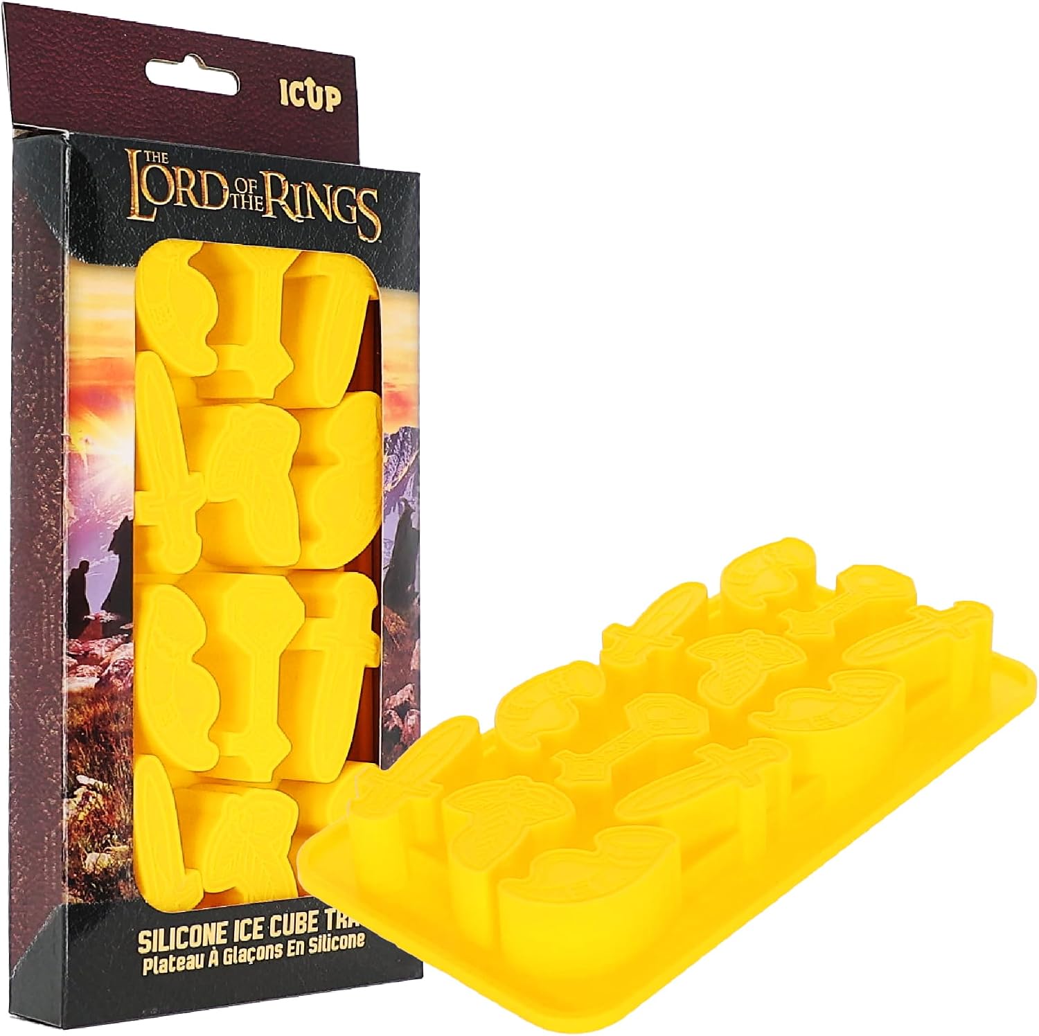 Molde para cubitos de hielo Lord of the Rings 12 cavidades silicona miniatura 1