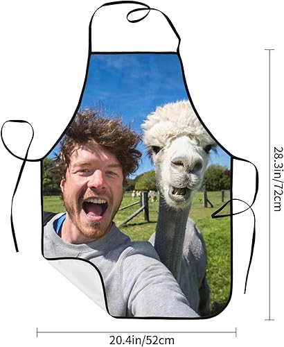 Miniatura 4 de Delantal personalizado, diseño personalizado, con texto, logotipo, delantales, suministros de cocina impermeables para cocinero, servicio de