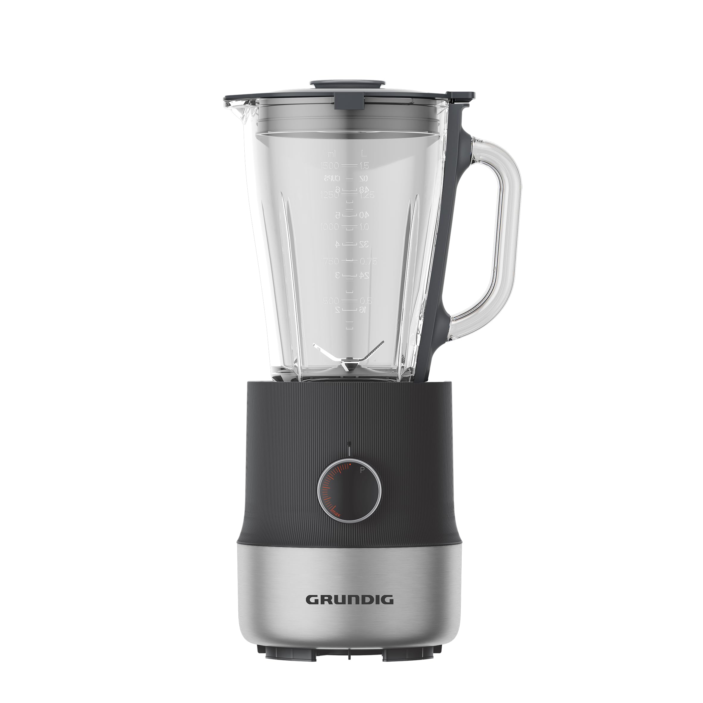 Grundig SM 6430 Standmixer, Anthrazit/Edelstahl