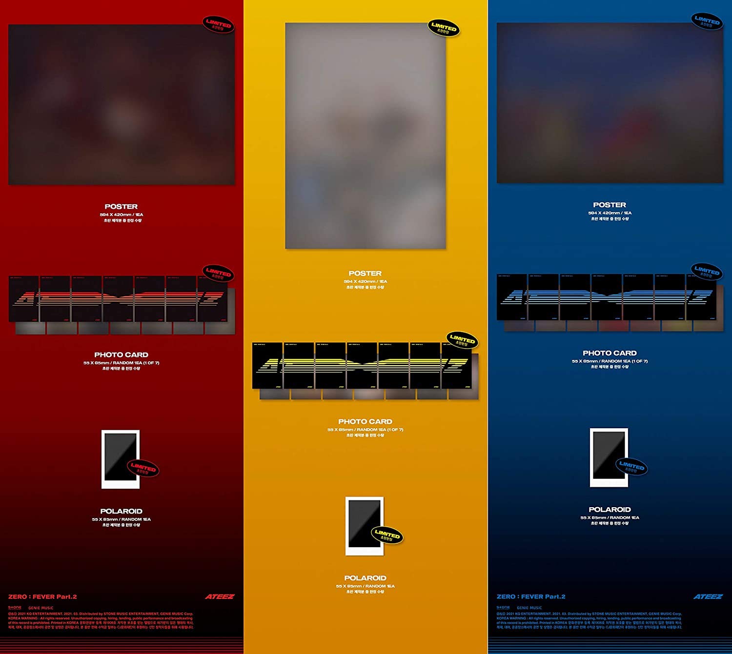 KQ Entertainment ATEEZ - Zero : Fever Part.2 (6th Mini Album