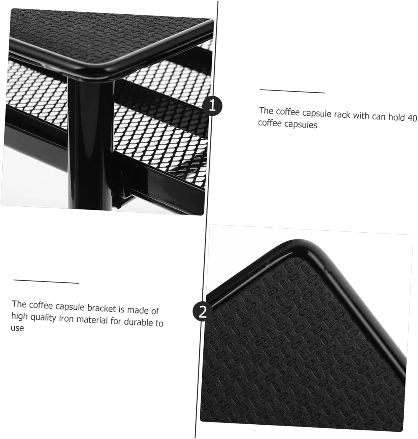 Convenient Storage Drawer for Coffee Capsule Storage Box Sections Wide Practical for Home Office