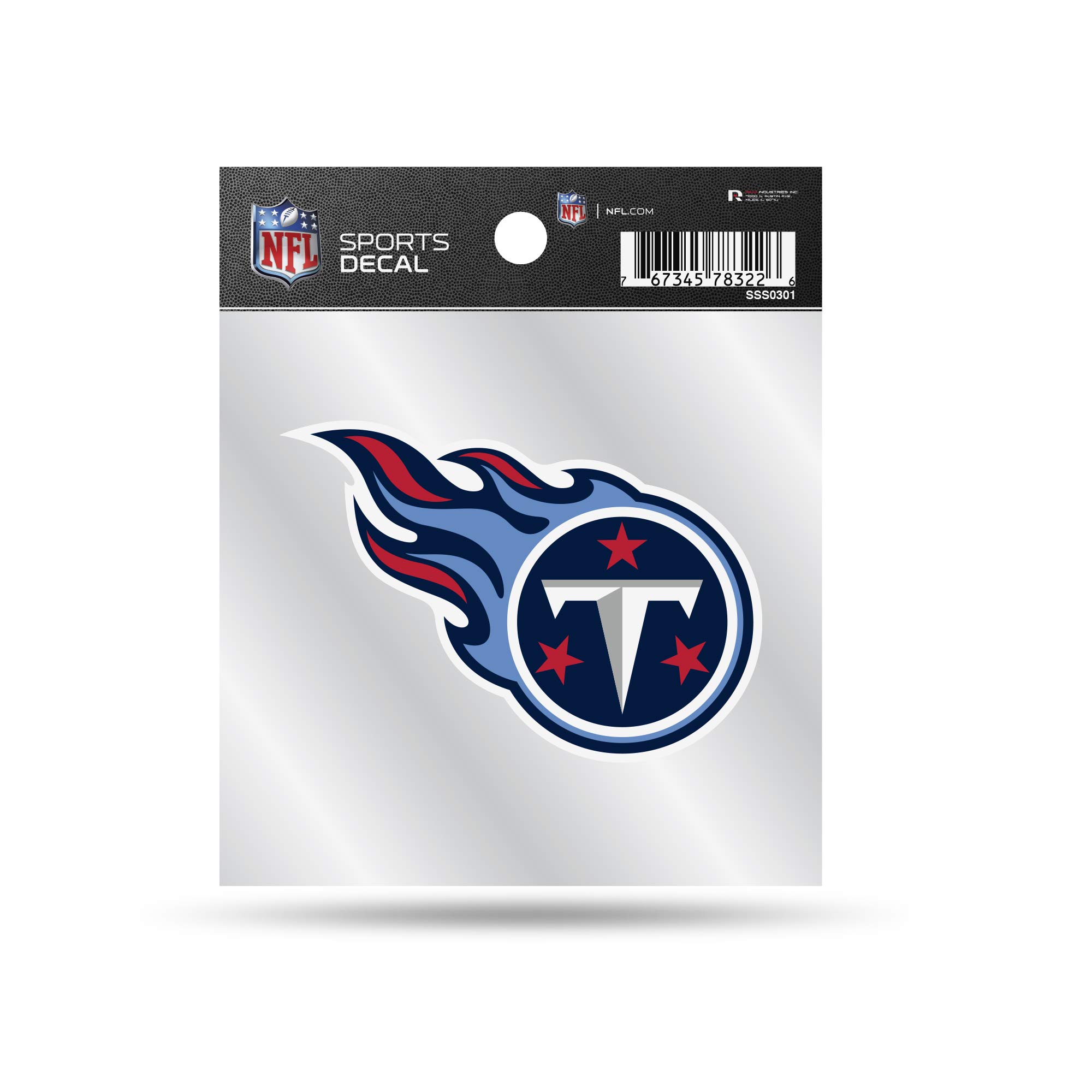 Rico Industries NFL Tennessee Titans 4" x 4" Magnet for Car, Refrigerator, Fridge, Locker, Office Cabinet