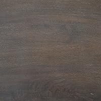 Vista 9 de Signature Design by Ashley Mesa decorativa industrial Cormmet con base de metal, marrón oscuro y negro