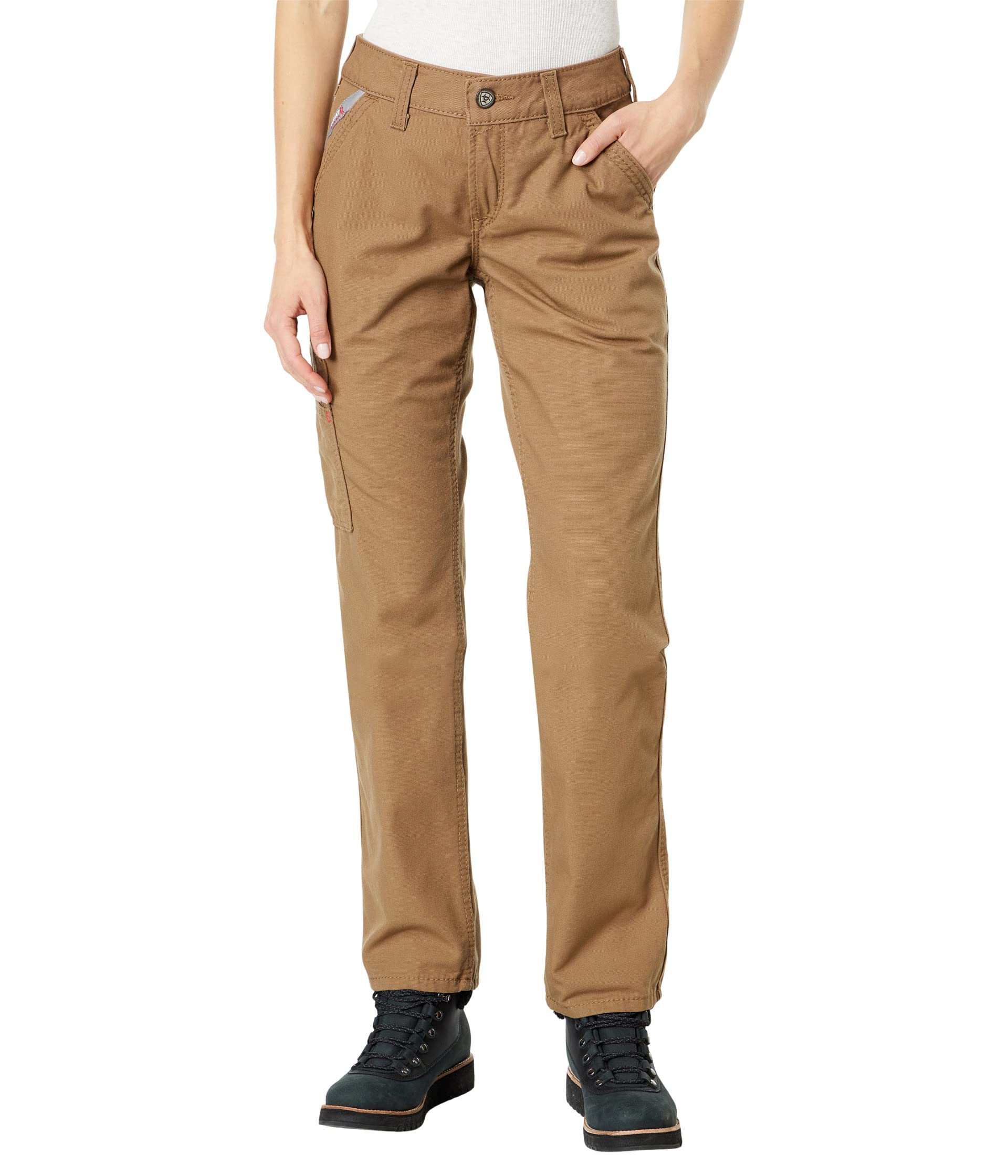 ARIATWomen's Fr Stretch Duralight Canvas Stackable Straight Leg Pant
