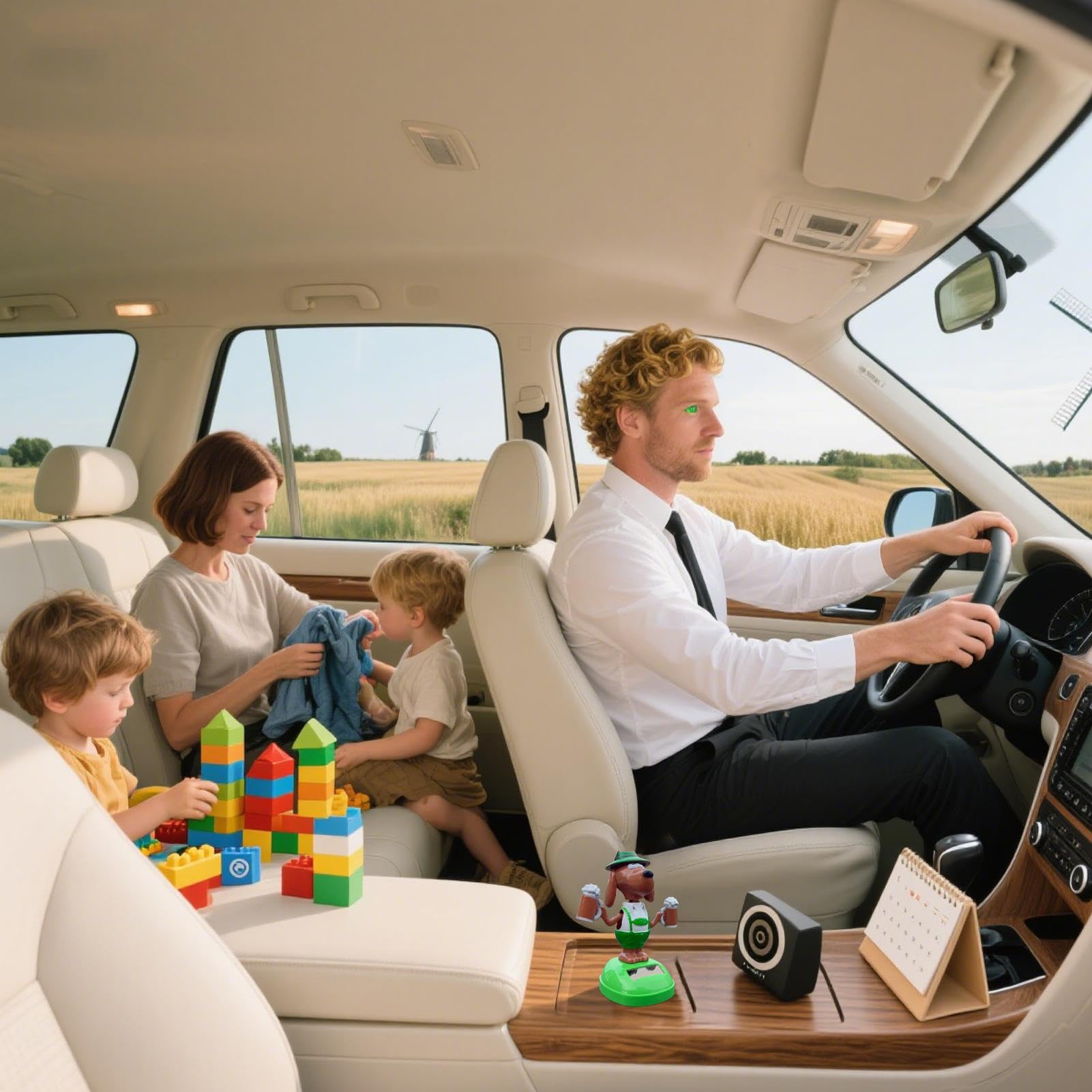 Accessori Auto Per Cruscotto, Pupazzo A Energia Solare Che Oscilla Automobilistico, Giocattolo Divertente Con Figure Danzanti Per Interni Auto E Camion