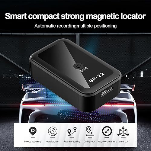 Miniatura 5 de Mini rastreador GPS para vehículos, rastreador GPS portátil en tiempo real, dispositivo de seguimiento GPS magnético, cobertura global completa para