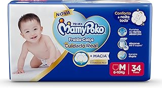 MamyPoko Fralda-Calça Premium Seca M 34 Unidades