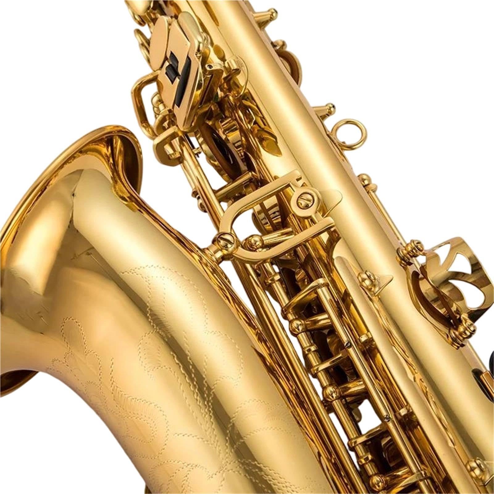 Adulte Saxophone Saxophone Alto Clé Mib Plaqué Or