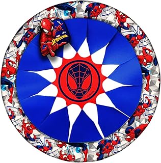 JA-RU Marvel Soft & Safe Frisbee Throwing Disc 12" (1 Spiderman Disc) Spiderman Hulk & Iron Man Flying Discs for Kids Boy Toys. Fidget Beach Pool Outdoor Outside Toys Family Game A-6827-1