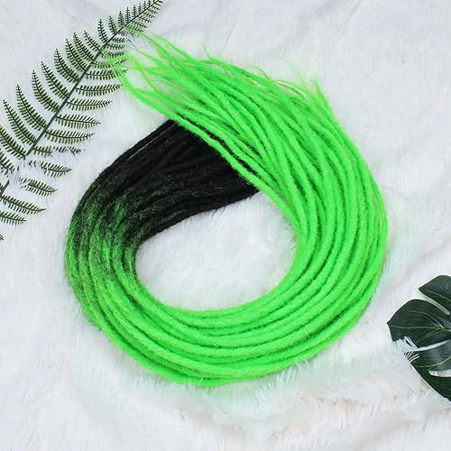 Miniatura 2 de Extensiones de rastas de 36 pulgadas, color azul degradado, pelo sintético suave de ganchillo súper largas, estilo reggae para mujer (20 hebras)