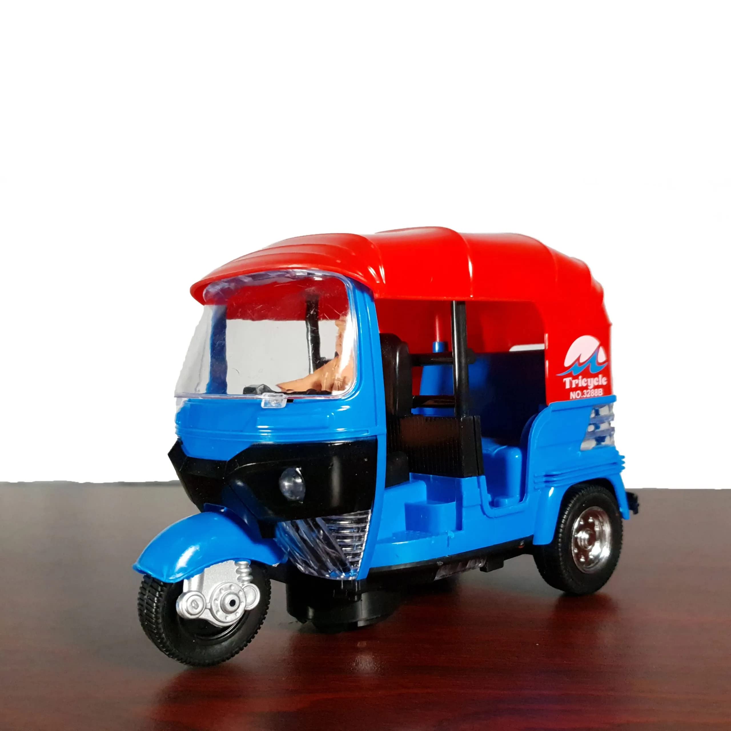 Mirtonics Tricycle Auto Rickshaw Toys with Attractive Light Sound Battery Operated 3 Wheel Tricycle Toy Musical LED Light Auto for Kids Boys and Girls (Multicolor) (B0B5LVNZDL) Amazon Price History, Amazon Price Tracker