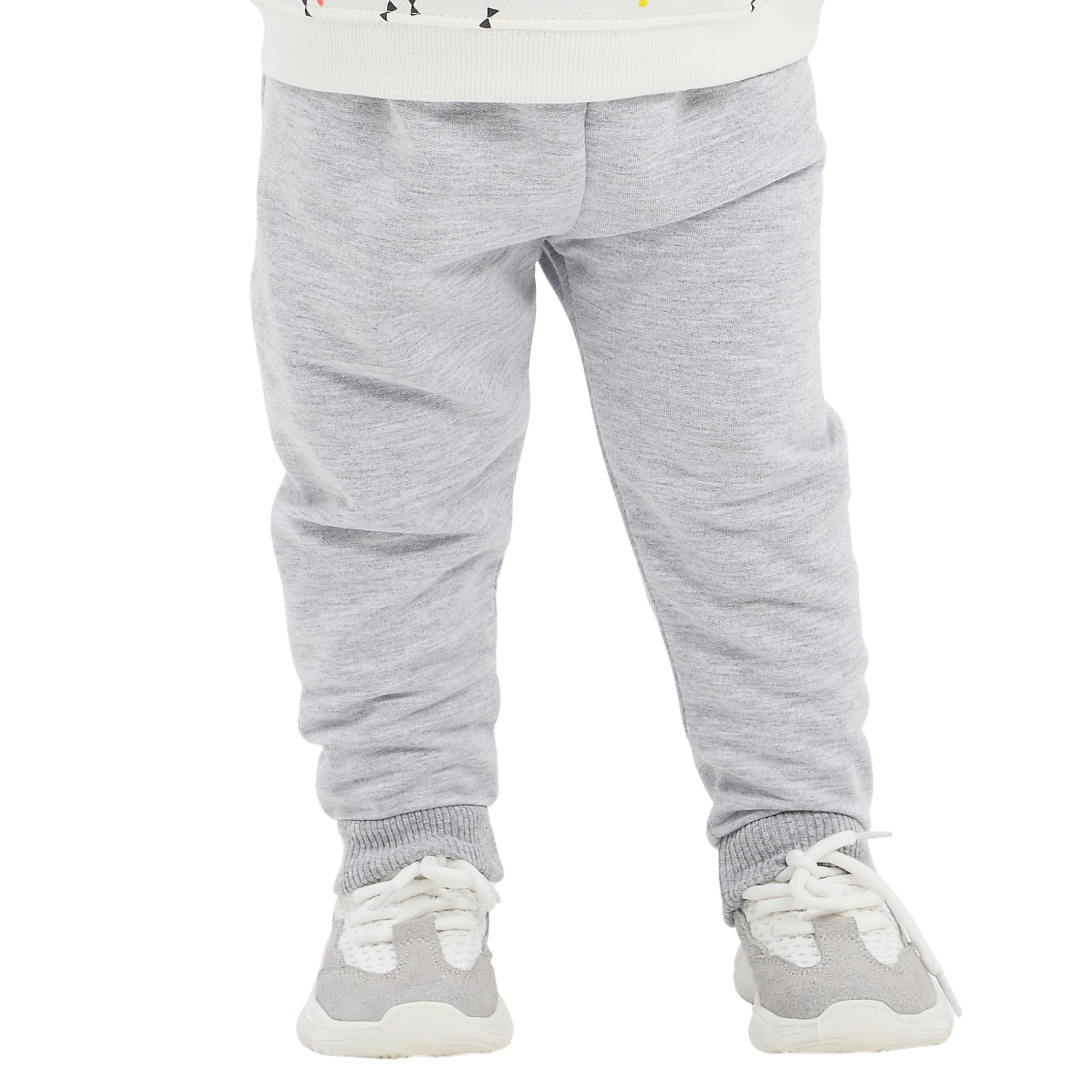 Pantaloni da bambino in 100% cotone, confezione da 2 pezzi, casual, morbidi e confortevoli, per ragazzi e ragazze