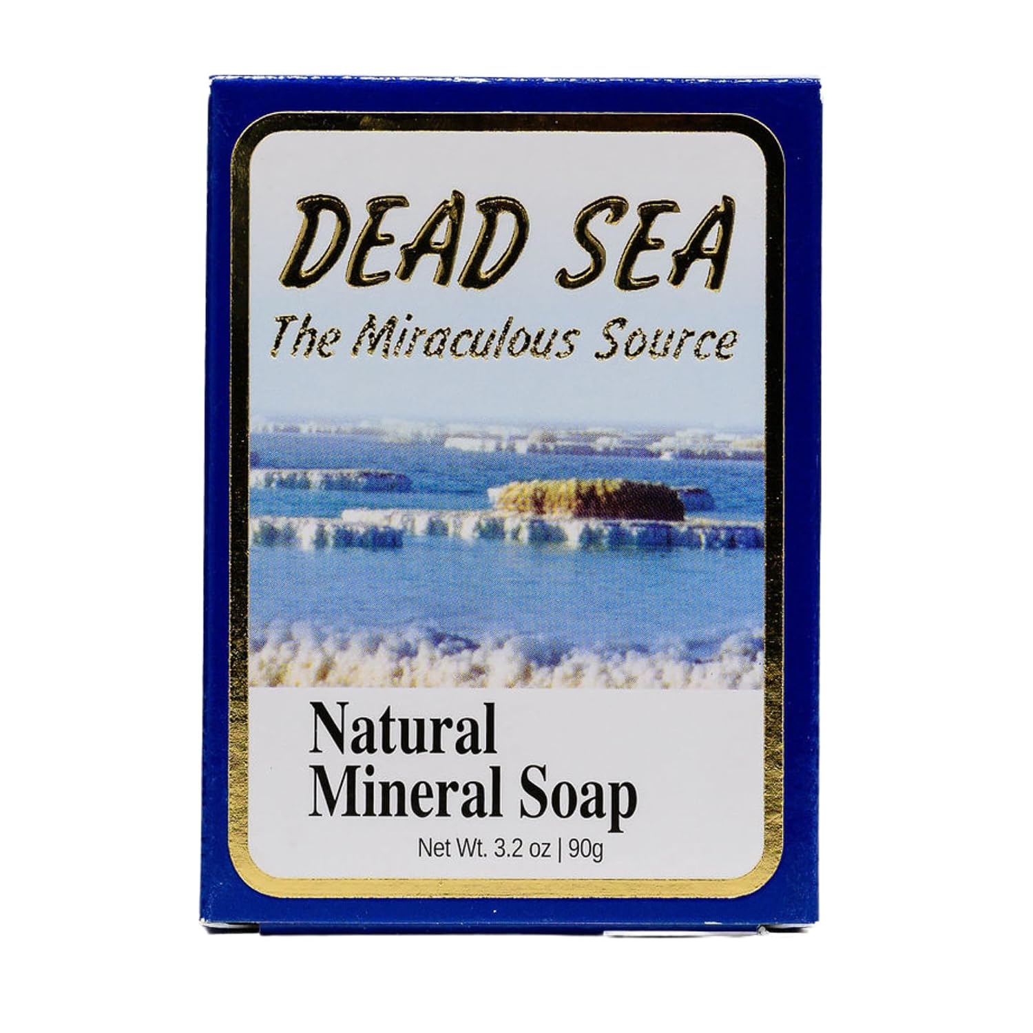 Malki Dead Sea Products Natural Sulfur Soap | Natural Face & Body Sulfur Soap Bar | Soothe Acne and Dry Skin Naturally