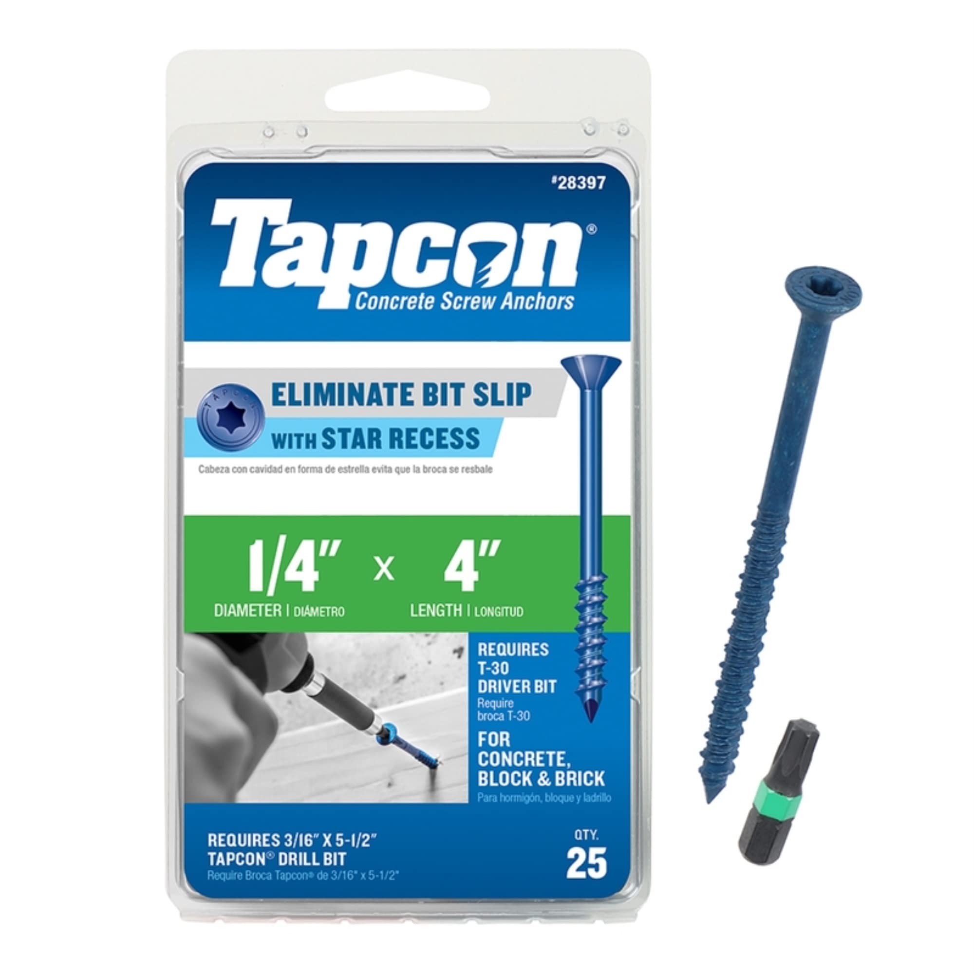chuns⭐︎ Amazon.com: Tapcon 28397 1/4x4 Blue Star Drive Bugle Head