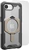 URBAN ARMOR GEAR UAG Designed for iPhone 16e Plasma XTE MagSafe Compatible Case - Bundle with Glass Shield Screen Protector AshTitanium