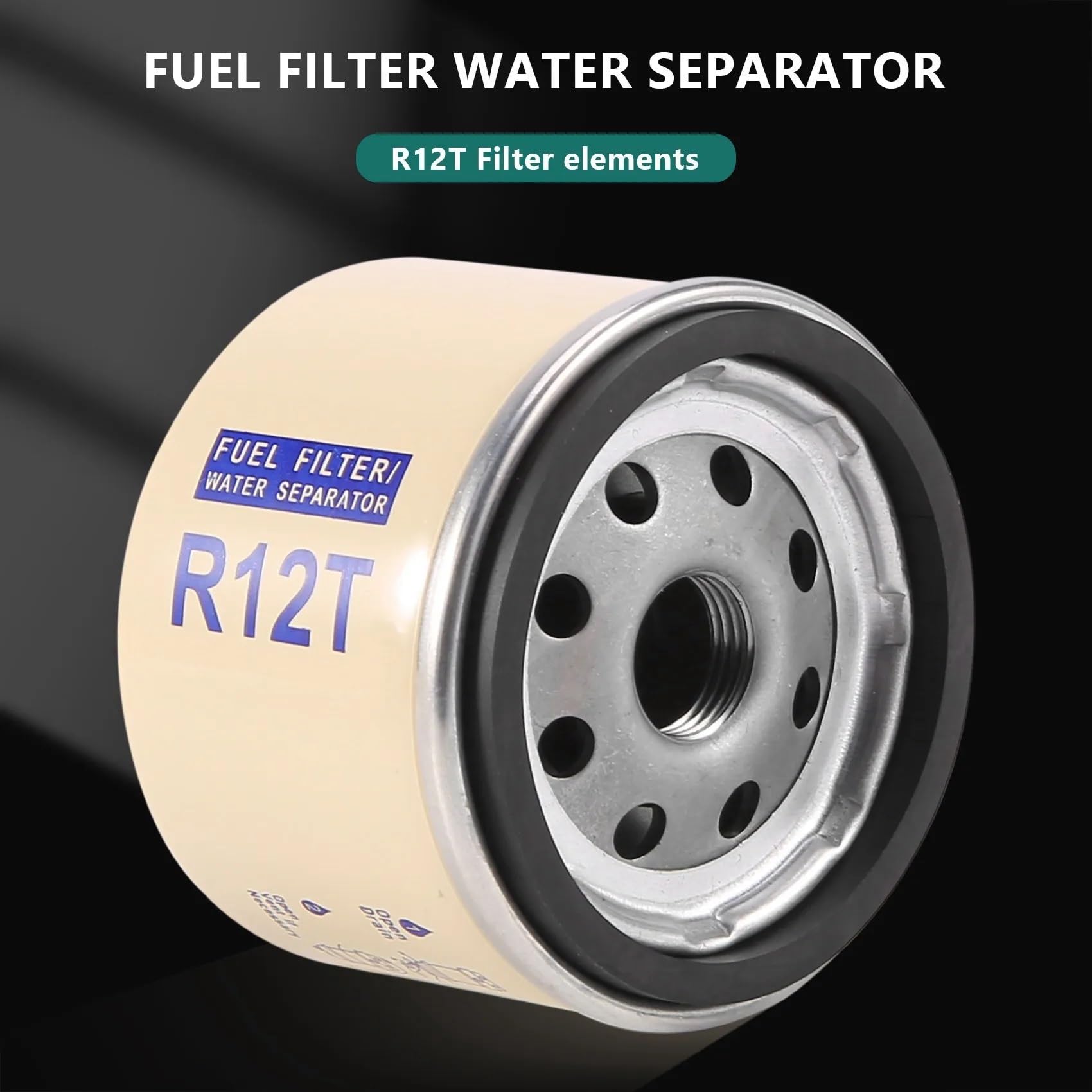Filtro de Combustible Diésel Ajuste para 40R 120AT S3240 NPT ZG1/4-19 piezas automotrices AU34-R12T motor de filtro separador combustible/agua Filtro de combustible