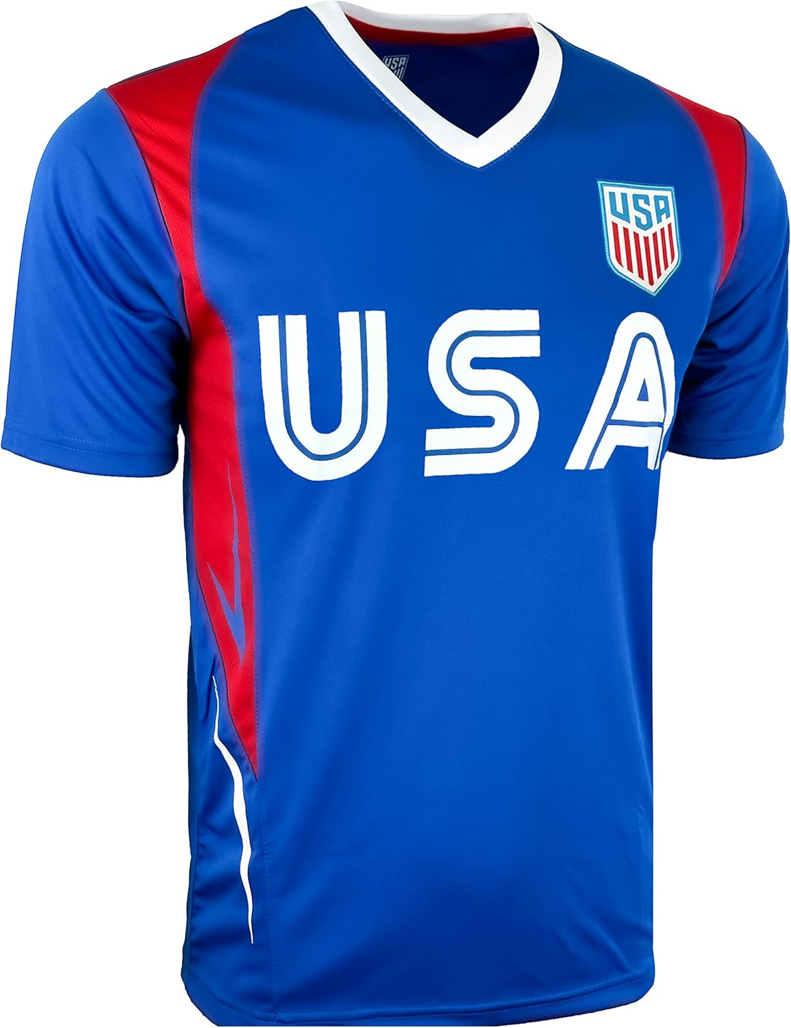 U.S. Soccer USMNT Adult Soccer Game Day Jersey-Inspired Shirt | Royal - Image 3
