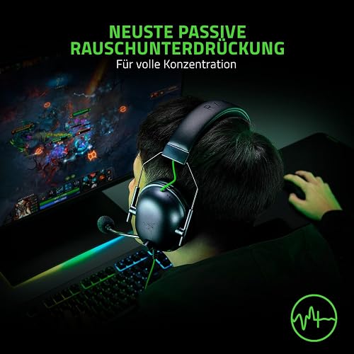 Razer BlackShark V2 X - Multi-Platform Wired E-sports Headset (Triforce 50 mm Drivers, Advanced Passive Noise Cancellation, 7.1 Surround Sound, Hyperclear Cardioid Mic) Black - 4