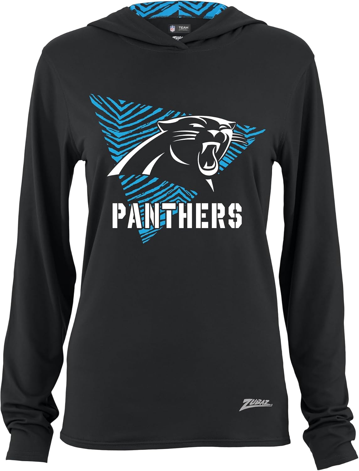 Zubaz NFL Women's Hood Lined Lightweight Hoodie