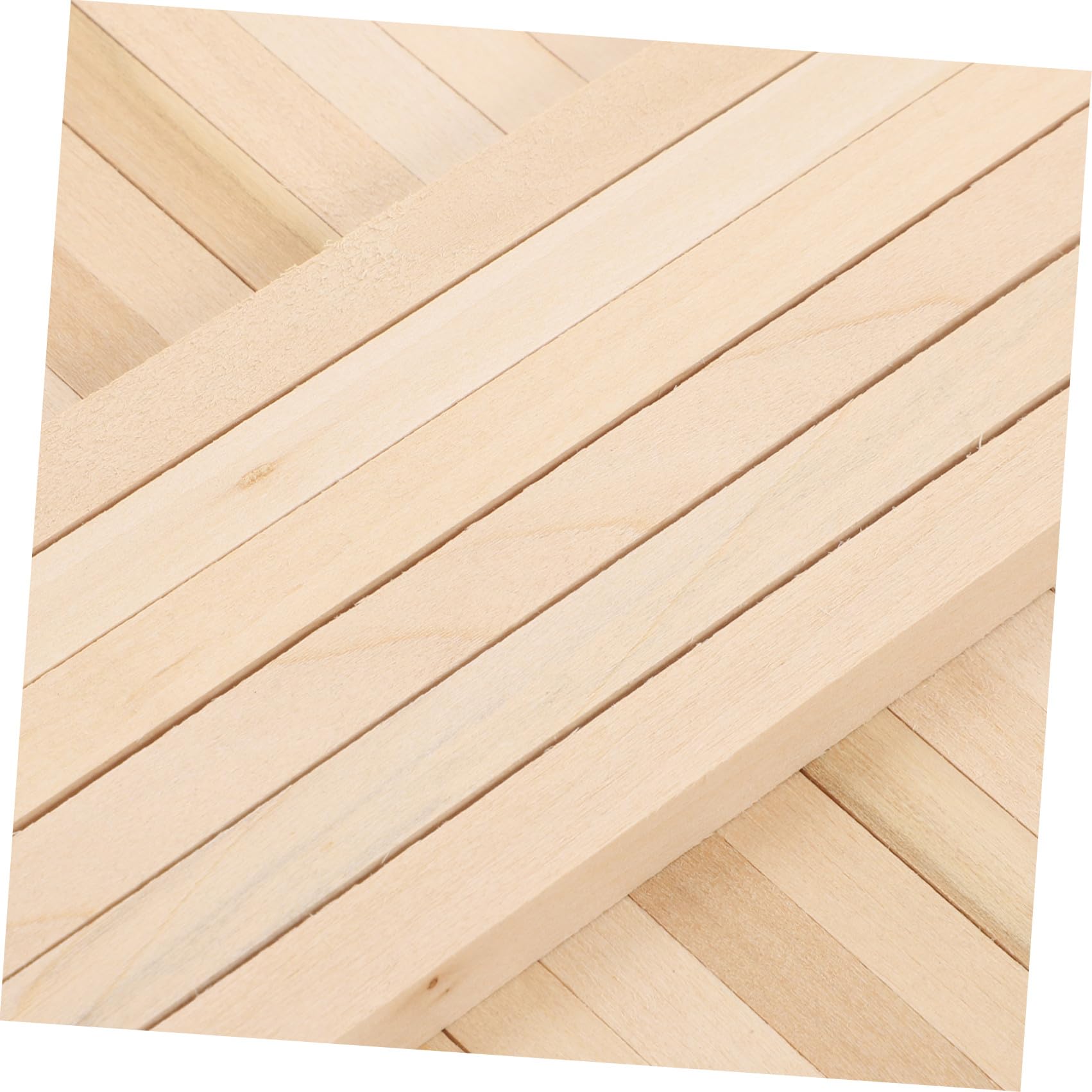 Gadpiparty 60 Stück Quadratische Holzbearbeitungsdübel aus Lindenholz 25 X 1cm Flexibel und Zuschneidbar für Selbstgemacht Holzbastelarbeiten und Modellbau zu Hause