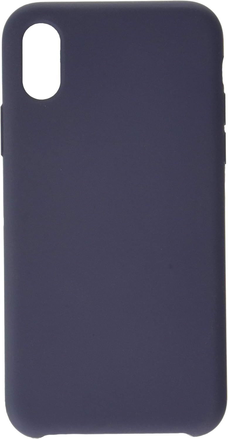 Super Big Clearance! iPhone X Case,Ultra Thin Liquid Silicone Gel Rubber Shockproof Case and Ultra Soft Microfiber Cloth Lining Cushion for iPhone X (Midnight Blue)