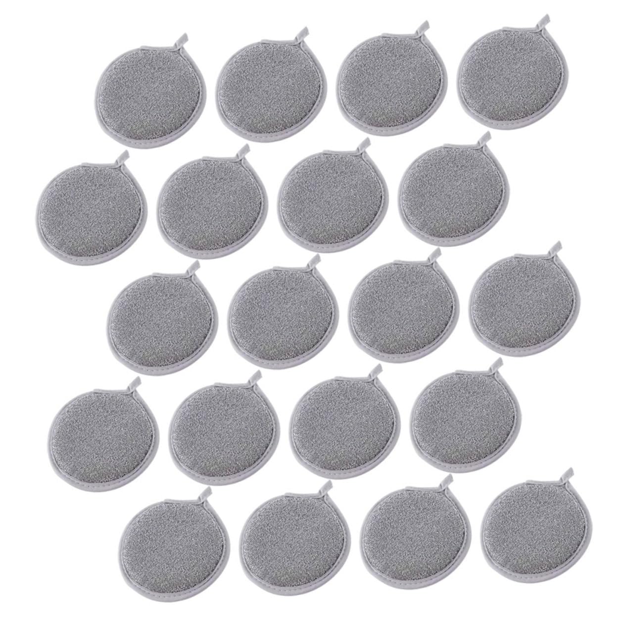 Spugna Lavapiatti Doppia Faccia 20 Pezzi, Nylon e Spugna Argento