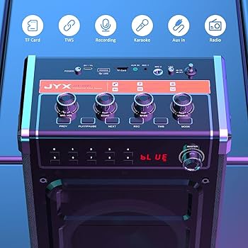 Amazon.com: JYX Karaoke Machine with 2 Wireless Microphones