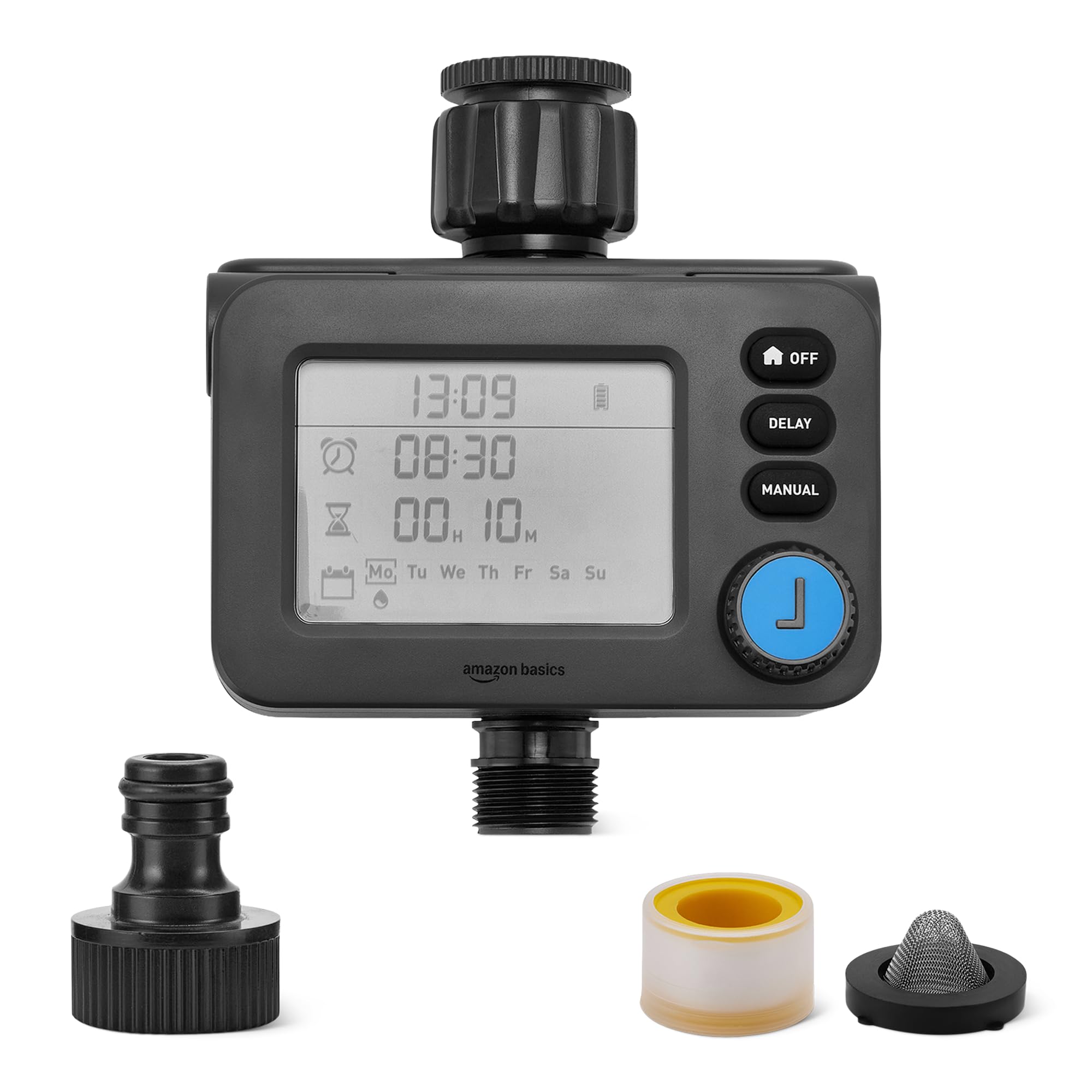 Amazon Basics - Single-Outlet Hose Watering Timer, 1 Pack