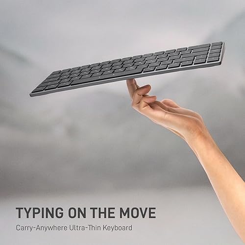 Miniatura 3 de BAROCCOMiSTEL AIRONE - Teclado mecánico plateado, diseño del 65%, interruptor Cherry MX ULP, retroiluminación RGB, cable USB-C, compatible con