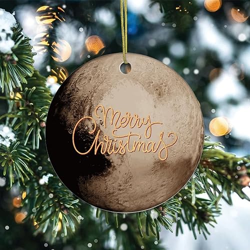 Miniatura 2 de Cheyan Funny Cosmic Galactic Planet Christmas Porcelain Ornament Home Decorations Christmas Pendants Star Christmas Tree Hanging Ornament