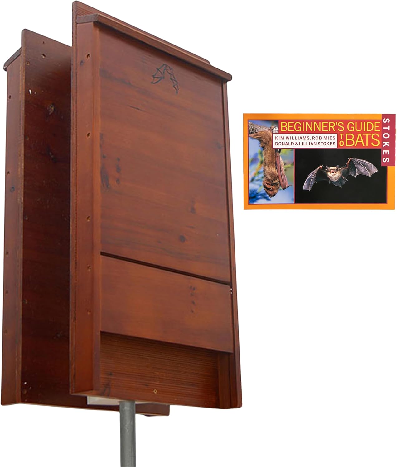 BestNest Premium Stained Double Bat House Kit, 200 Bats