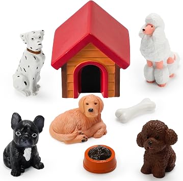 Rileryan Dogs Figurines Home Desk Decor
