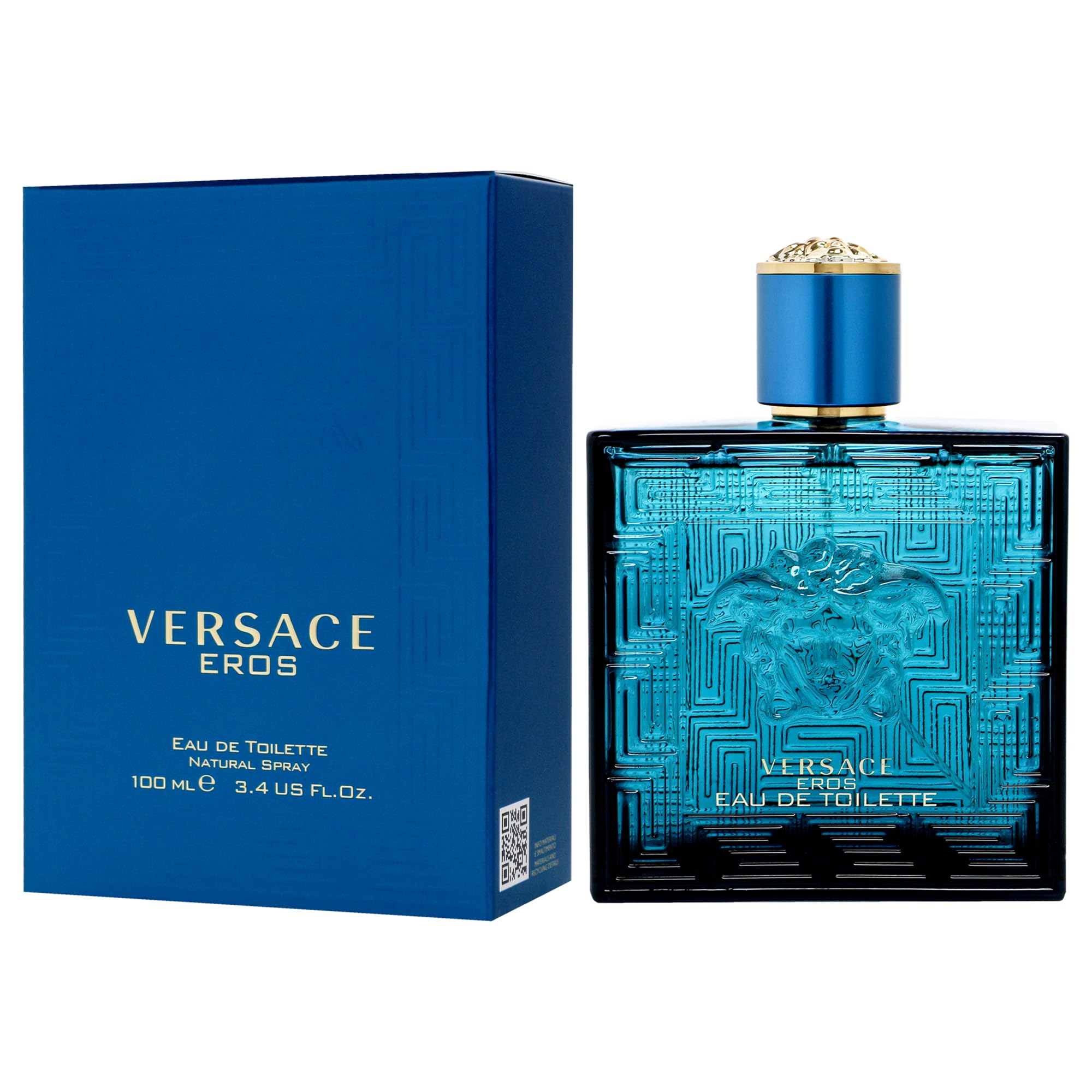 香水(男性用) VERSACE EROS Eau de Toilette 100ml Versace Eros Eau de Toilette Spray for Men, 3.4 Ounce : Amazon.ca