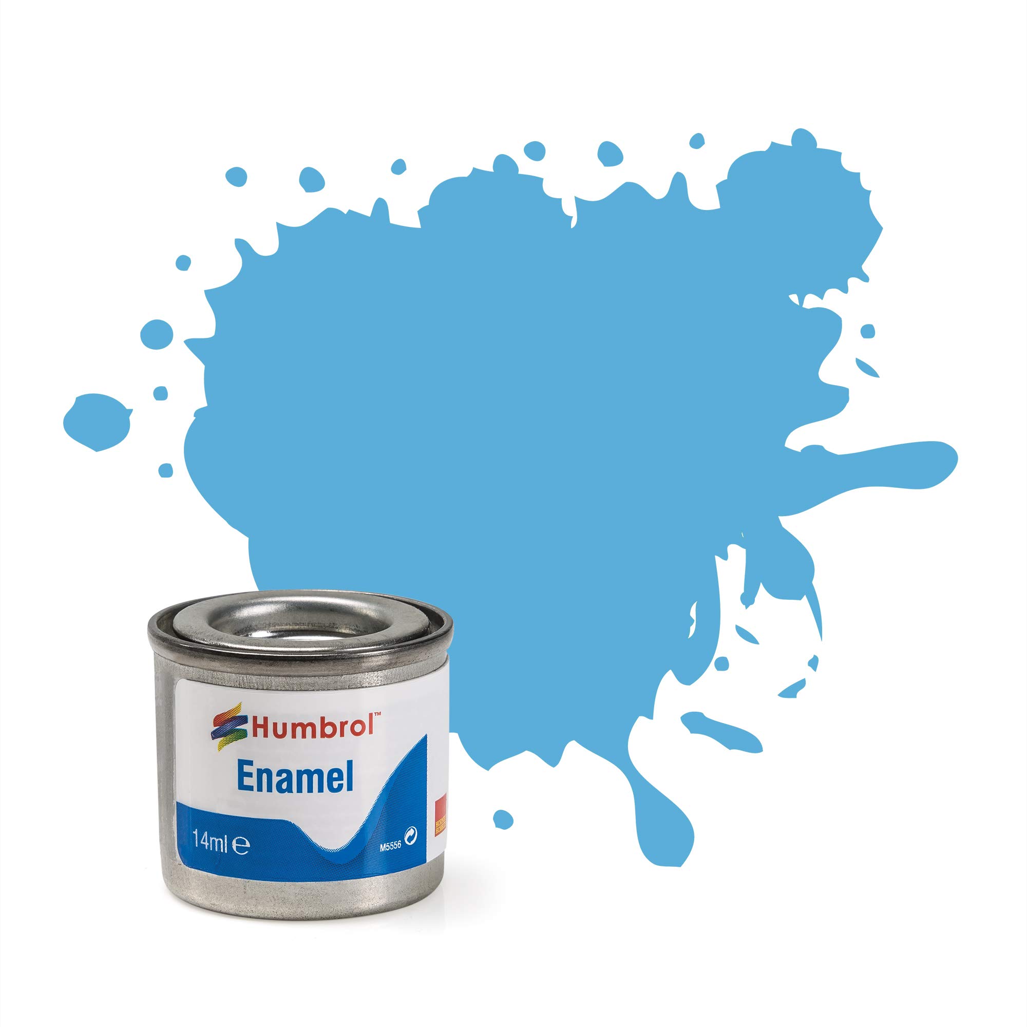 Humbrol Aa0518 Enamel Paint 47 Sea Blue Gloss 14Ml Enamel Tins Model Making
