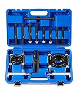 Vista 8 de Juego de extractor de rodamientos, separador de rodamientos de capacidad de 5 toneladas, kit de extracción de rodamientos de rueda de piñón