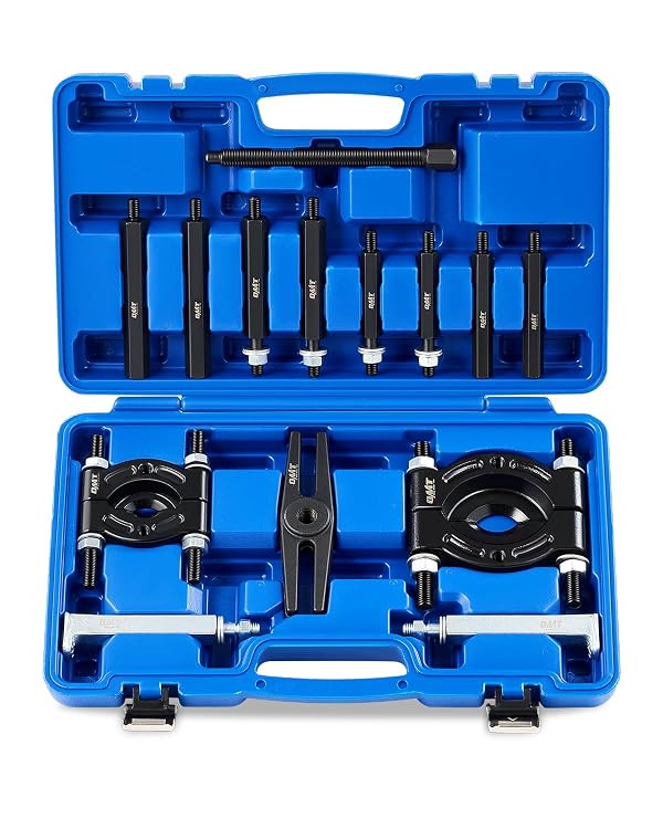 Bearing Puller Set, 5 Ton Capacity Bearing Separator, Pinion Wheel Bearing Removal Kit with 2" and 3" Jaws, Wheel Hub Axle Puller Set, Heavy Duty Bearing Splitter Tool Kit with Blue Case by Orion Motor Tech - Image 8