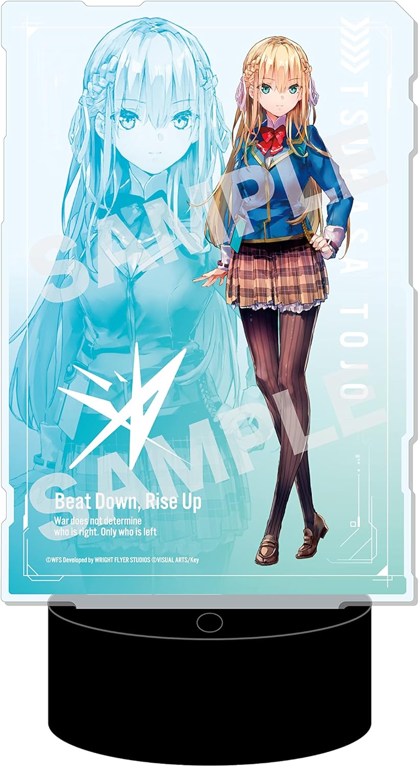 CS-Front Heavenburns Red LED Big Acrylic Stand, 04, Tsukasa Tojo Approx. 6.3 x 4.3 inches (160 x 110 mm), ABS, Acrylic, LED