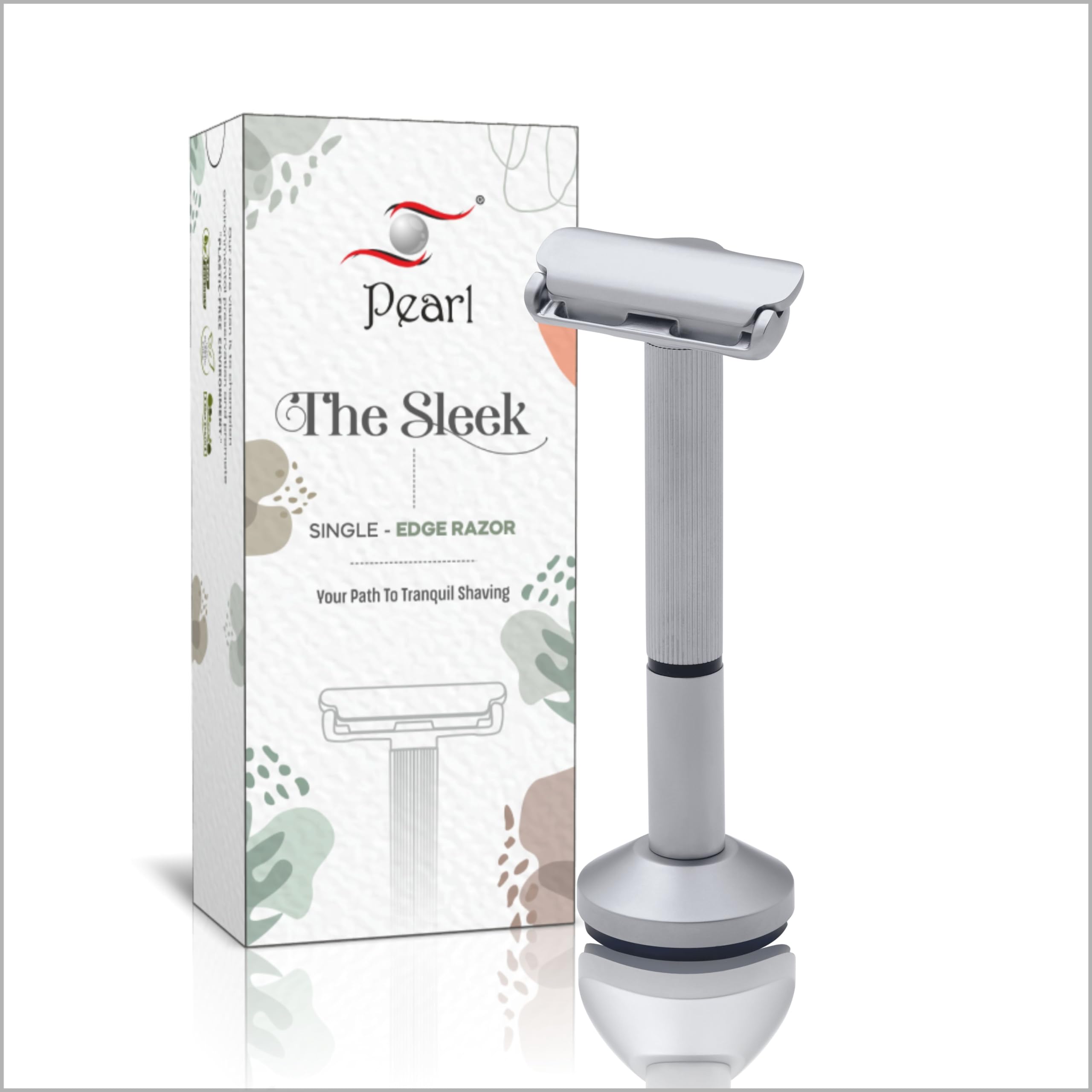 The Pearl Shaving Sleek Razor With Stand- Revolutionary Eco Friendly Cartridge Razor Alternative for Smooth Shave Experience, Single Blade Razor for All Skin Types | Christmas Gift Option (B0DC5MFZ1W) Amazon Price History, Amazon Price Tracker