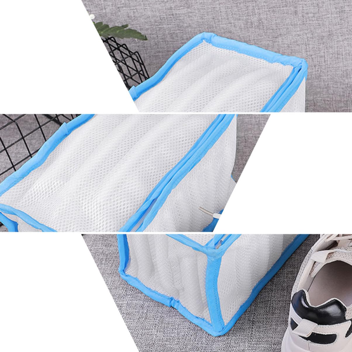 Alipis 2pezzi Sacchetto Lavatrice Per Scarpe Rete Proteggi Le Tue Scarpe Durante Lavaggio e Risparmia Spazio Per Viaggi e Stoccaggio
